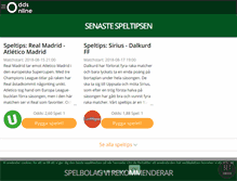 Tablet Screenshot of oddsonline.se